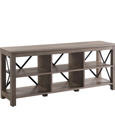 Hudson & Canal Sawyer 58" Tv Stand In Gray Oak