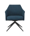 Euro Style Signa Armchair In Blue