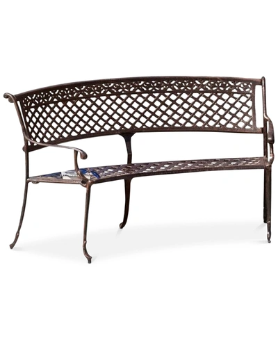 Noble House Slaton Bench In Brown