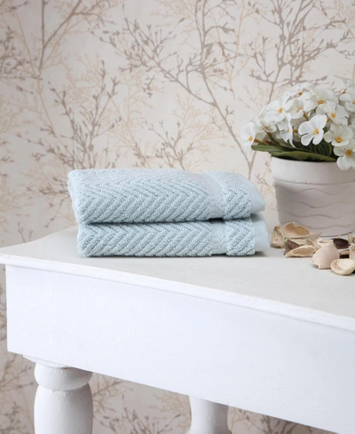 Ozan Premium Home Maui 2-pc. Washcloth Set Bedding In Light Aqua