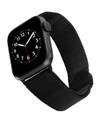 Ak Wearables Black Stainless Steel Mesh Band Designed For Apple Watch 42mm (series 1-3 Only) & 44/45/46/49mm (ult In Black