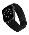AK WEARABLES BLACK STAINLESS STEEL MESH BAND COMPATIBLE WITH 38/40/41MM APPLE WATCH
