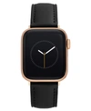 Withit Women's Black Consider It Apple Peel Leather Band Designed For Apple Watch 42mm (series 1-3 Only) & In Black