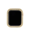 WITHIT 44MM APPLE WATCH METAL PROTECTIVE BUMPER IN GOLD WITH CRYSTAL ACCENTS