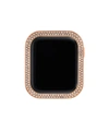 WITHIT 40MM APPLE WATCH METAL PROTECTIVE BUMPER IN ROSE-GOLD WITH CRYSTAL ACCENTS