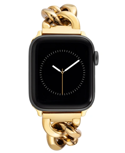 WITHIT WOMEN'S ROSE GOLD-TONE ALLOY METAL CHAIN LINK BRACELET DESIGNED FOR APPLE WATCH 42MM (SERIES 1-3 ONL