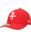NEW ERA MEN'S RED HOUSTON ROCKETS TEAM LOW PROFILE 59FIFTY FITTED HAT