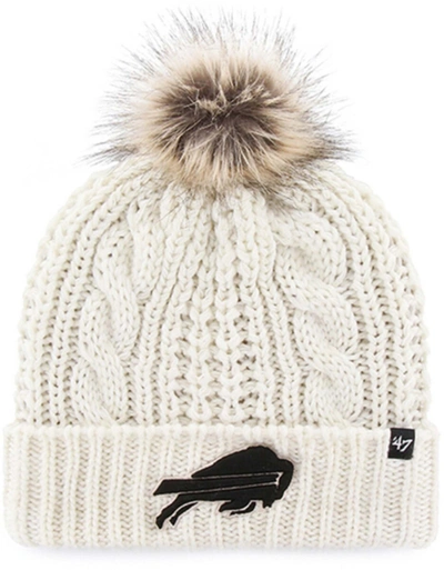 Lids '47 Women's Buffalo Bills Meeko Cuffed Knit Hat In Cream