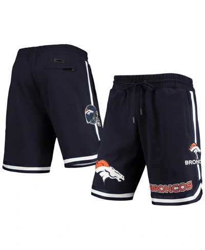 Pro Standard Men's Navy Denver Broncos Core Shorts