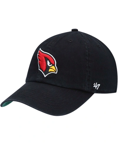 47 Brand Men's Black Arizona Cardinals Franchise Logo Fitted Hat