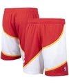 Mitchell & Ness Men's Red Atlanta Hawks Hardwood Classics Swingman Shorts In Red