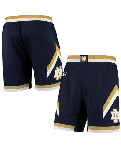 Under Armour Men's Navy Notre Dame Fighting Irish Replica Basketball Shorts