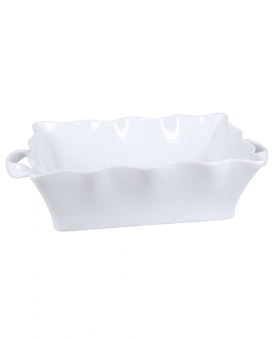 Bia Rectangular Baker In White