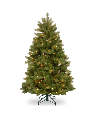 National Tree Company National Tree 5' Feel Real Newberry Spruce Hinged Tree With 500 Clear Lights In Green