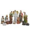 Northlight 11-pc. Traditional Religious Christmas Nativity Set With Removable Baby Jesus 19.5" In Multi