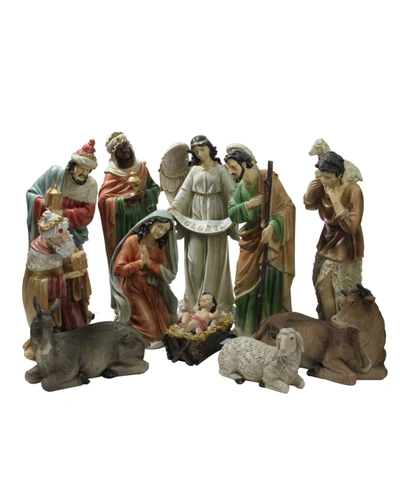 Northlight Piece Large Tranquil Religious Christmas Nativity In Multi