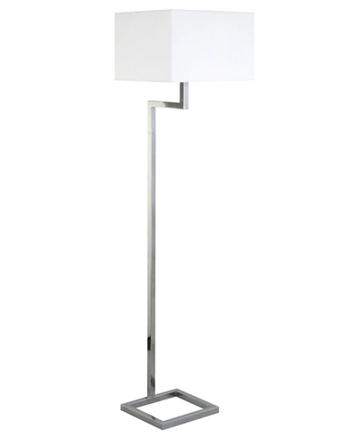 Hudson & Canal Xavier Floor Lamp In Polished Nickel