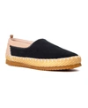 Stardog Loungewear Women's Clementine Slip-on Organic Hemp Canvas Espadrille-inspired Shoes In Charcoal