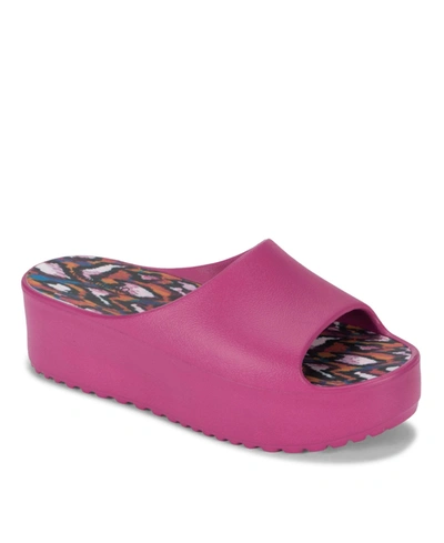 Baretraps Parvati Platform Slide Sandal In Pink
