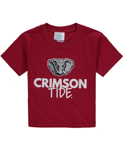 Two Feet Ahead Youth Boys Crimson Alabama Crimson Tide Crew Neck T-shirt