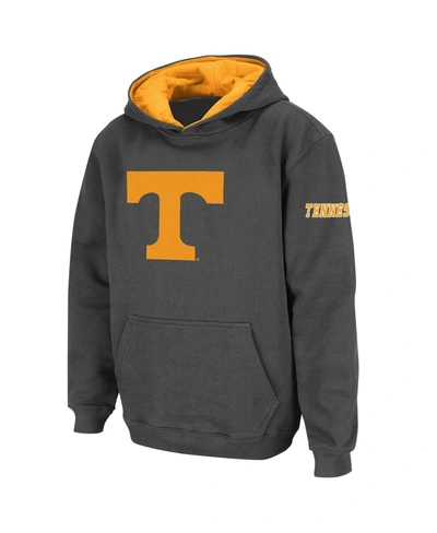 Stadium Athletic Youth Boys Charcoal Tennessee Volunteers Big Logo Pullover Hoodie