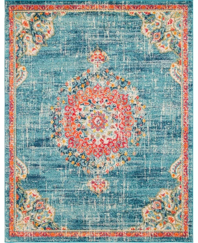 Bayshore Home Closeout!  Lorem Lor1 8' X 10' Area Rug In Turquoise