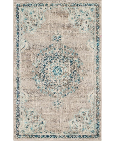 Bayshore Home Closeout!  Lorem Lor1 3' 3" X 5' 3" Area Rug In Gray