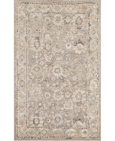 Bayshore Home Closeout!  Lorem Lor3 3' 3" X 5' 3" Area Rug In Light Brown