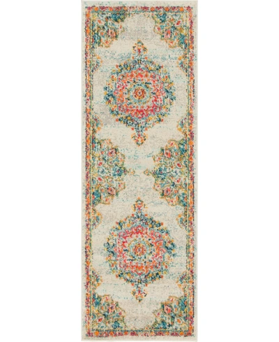 Bayshore Home Closeout!  Lorem Lor1 2' 2" X 6' Runner Area Rug In Ivory