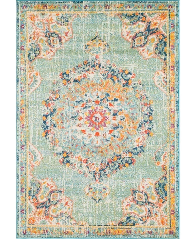 Bayshore Home Closeout!  Lorem Lor1 5' 3" X 7' 7" Area Rug In Green