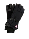 CANADA GOOSE CANADA GOOSE MEN'S BLACK POLYESTER GLOVES,MENSDOWNGLOVESCG5159M3961 M