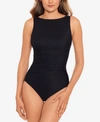Miraclesuit Regatta Tummy-control One-piece Swimsuit Women's Swimsuit In Black