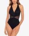 Miraclesuit Wrapture Tummy-control One-piece Swimsuit Women's Swimsuit In Black