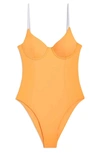 Onia Isabella One-piece Swimsuit In Papaya