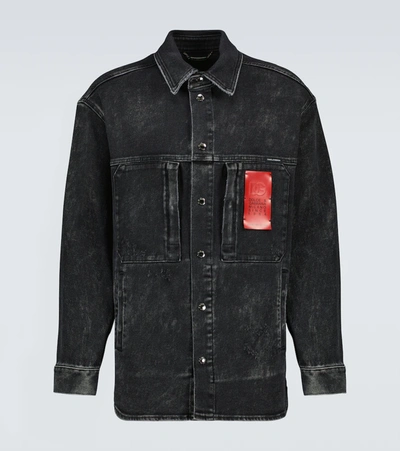 Dolce & Gabbana Washed Black Denim Jacket