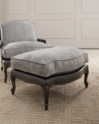 Old Hickory Tannery Kourtney Ottoman