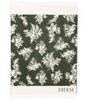 ERDEM FLORAL WOOL AND CASHMERE THROW