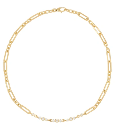 Jade Trau Paige 18kt Gold Chain Necklace With Diamonds In Yellow Gold