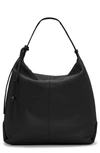 Vince Camuto Corin Leather Hobo In Black