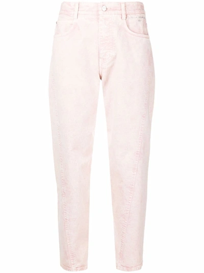 STELLA MCCARTNEY FADED CROPPED JEANS