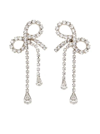 Jennifer Behr Rhodium-plated Crystal Mirabelle Earrings In Metallic