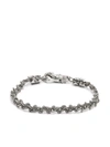 Emanuele Bicocchi Knot Braid Sterling Silver Bracelet In Silver
