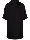 Raf Simons Black Ataraxia Scarf-neck Knitted Top In Black