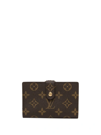Pre-owned Louis Vuitton 2002  Viennos Wallet In Brown
