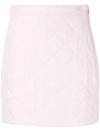 BURBERRY HIGH-WAISTED QUILTED SKIRT