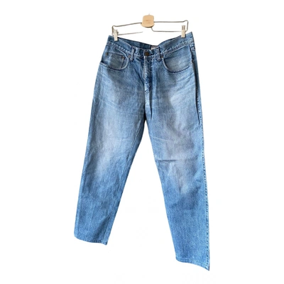 Pre-owned Moschino Jeans In Blue