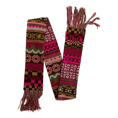 Pre-owned Matthew Williamson Wool Scarf In Multicolour