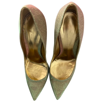 Pre-owned Gianvito Rossi Gianvito Leather Heels In Metallic
