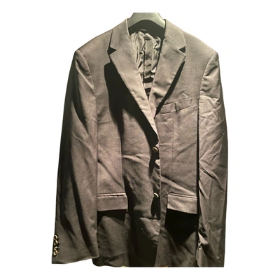 Pre-owned Strenesse Wool Vest In Grey