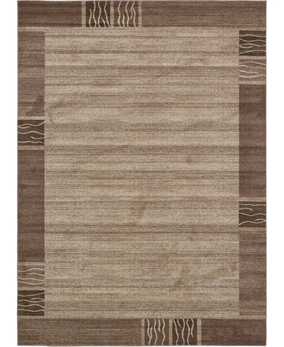 Bayshore Home Lyon Lyo1 8' X 11' 4" Area Rug In Light Brown